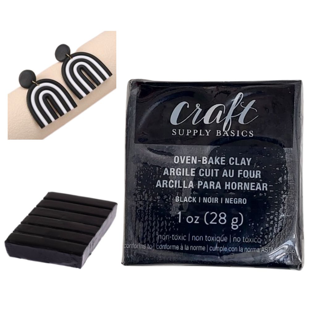 Oven-Bake Clay Black / Arcilla para Hornear Negro