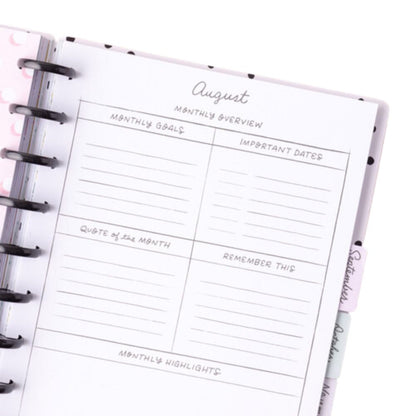 Day to Day Undated Dashboard Planner / Tableros de Planificación Sin Fechas Agendas y Journals Maggie Holmes