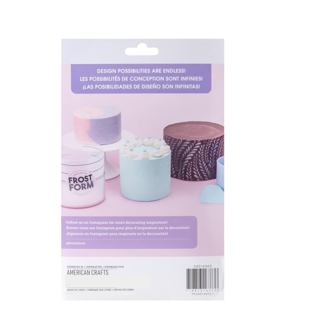 Frost Form Starter Kit 6 in / Kit para Decoración de Pasteles de 15.24 cm Descontinuado American Crafts