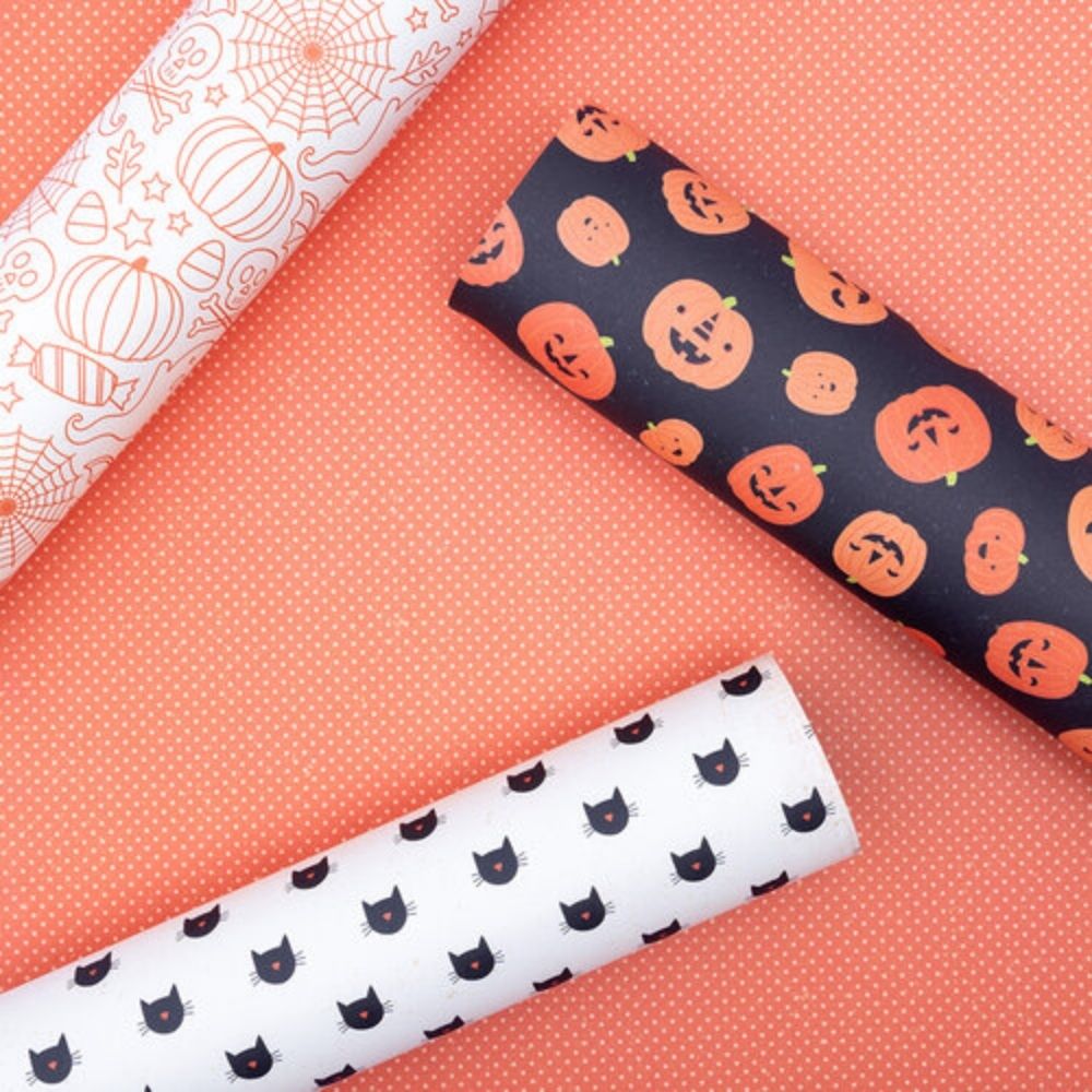 Happy Halloween 12pulg Paper Pad / Block Cartulina Doble Cara Halloween Descontinuado American Crafts
