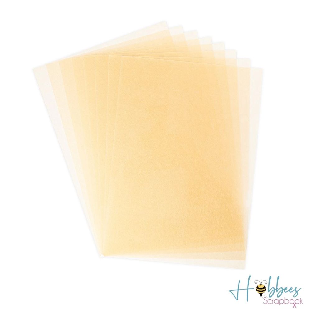 Shrink Plastic Sheets Gold 8.5 x 11" / Hojas de Película Encogibles Oro