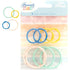 Buenos Dias Colored O-Rings / Set 8 Anillas para Encuadernar Arillos para Engargolar American Crafts