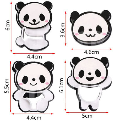 Cortadores de Galletas de Pandas Repostería Earnest Co Japan