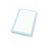 100 Hojas Interiores 1/4 Carta Cuadros Aqua Encuadernacion Crazy Crafts
