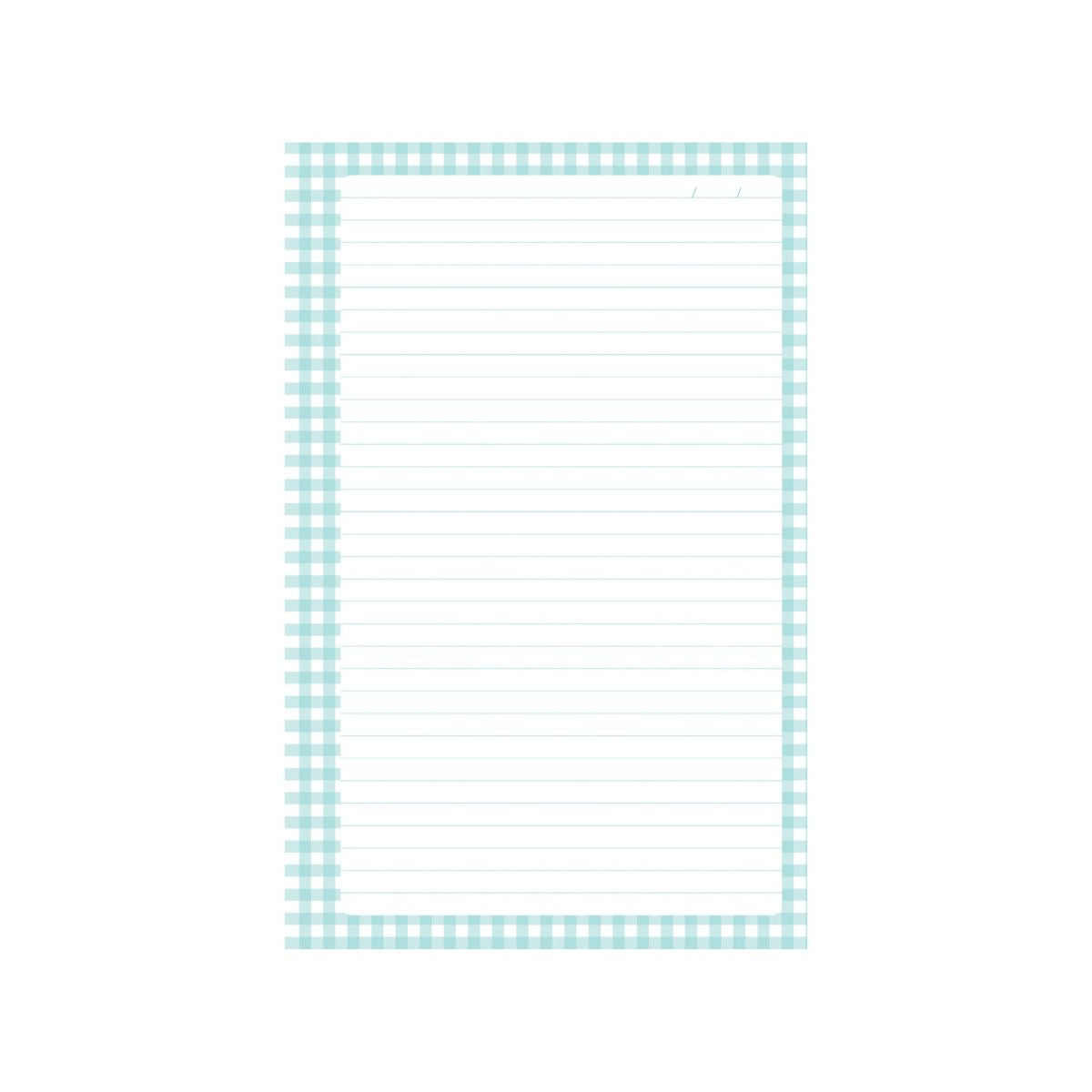 100 Hojas Interiores 1/4 Carta Cuadros Aqua Encuadernacion Crazy Crafts