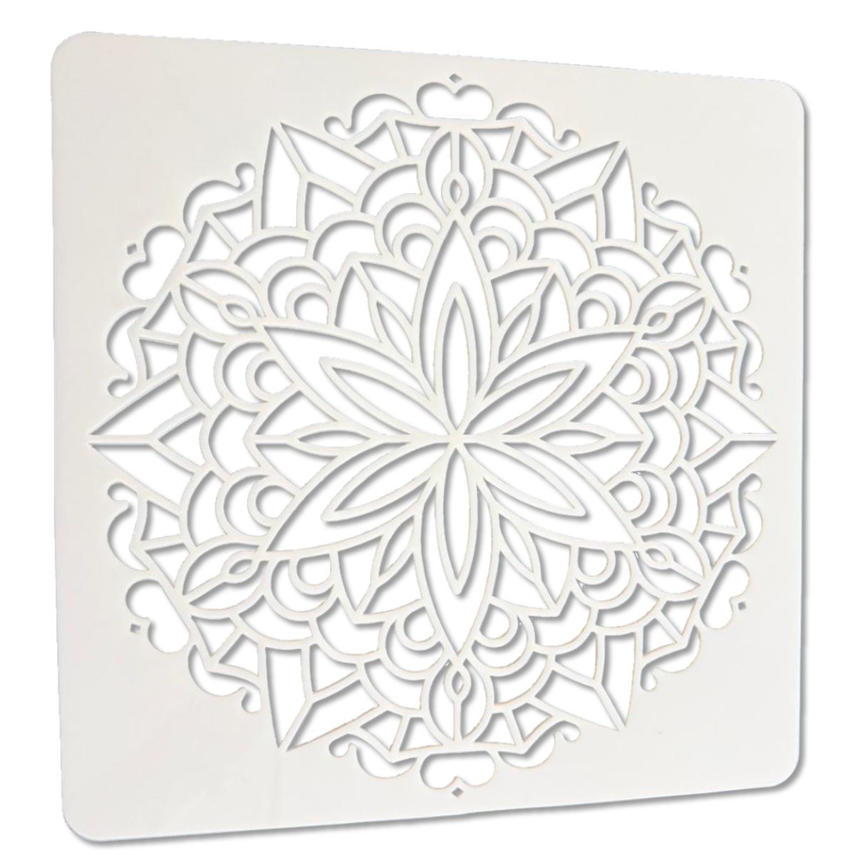 Plantilla Esténcil Mandala Estrella Floral 12" Esténciles / Plantillas Hobbees