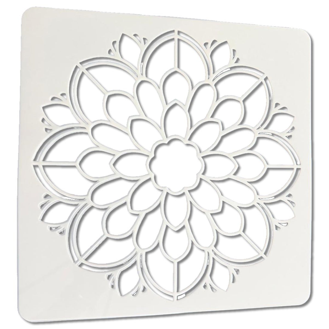 Plantilla Esténcil Mandala Flor de Loto 12" Esténciles / Plantillas Hobbees