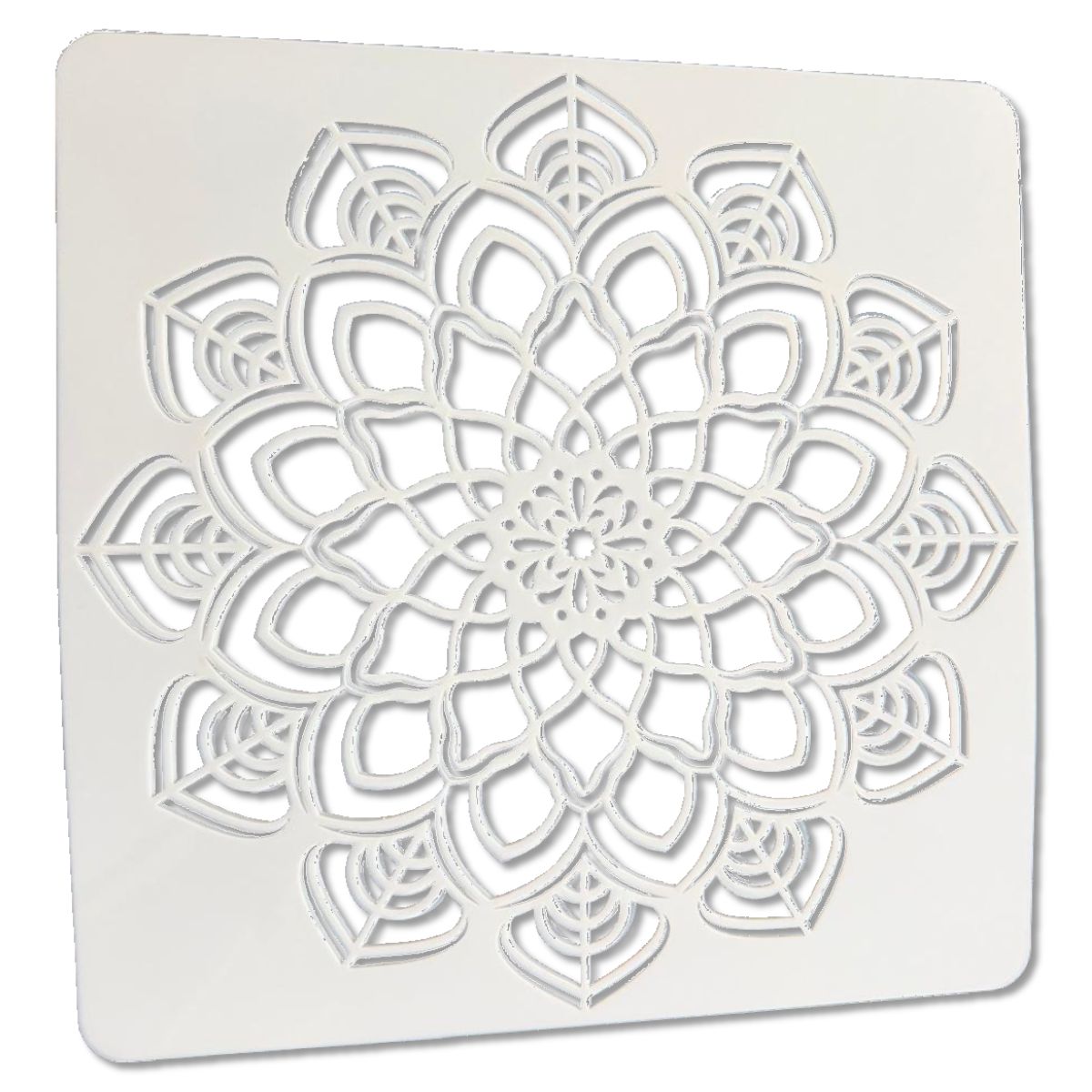 Plantilla Esténcil Mandala Encaje Floral 12" Esténciles / Plantillas Hobbees