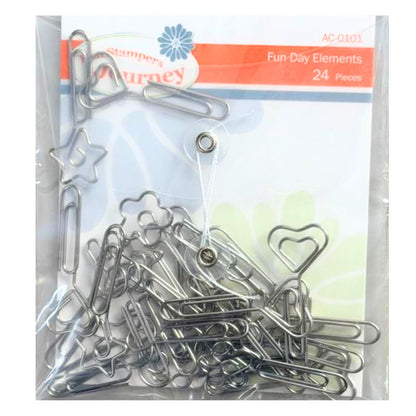 Fun Day Paperclips / Clips Día Divertido Agendas y Journals Fun Stampers Journey
