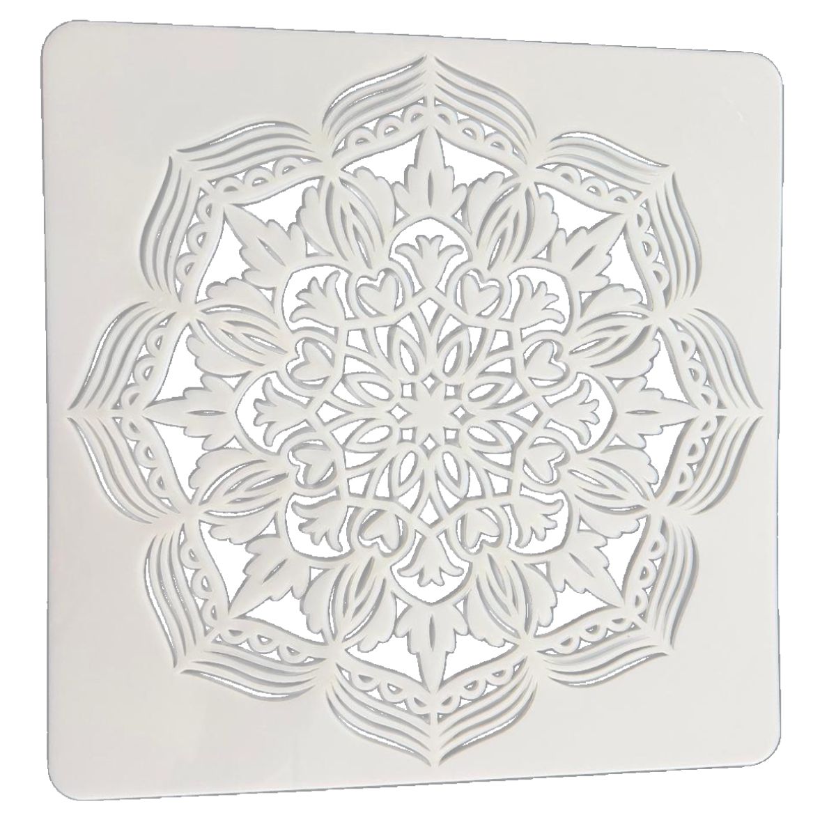 Plantilla Esténcil Mandala Floral Elegante 12" Esténciles / Plantillas Hobbees