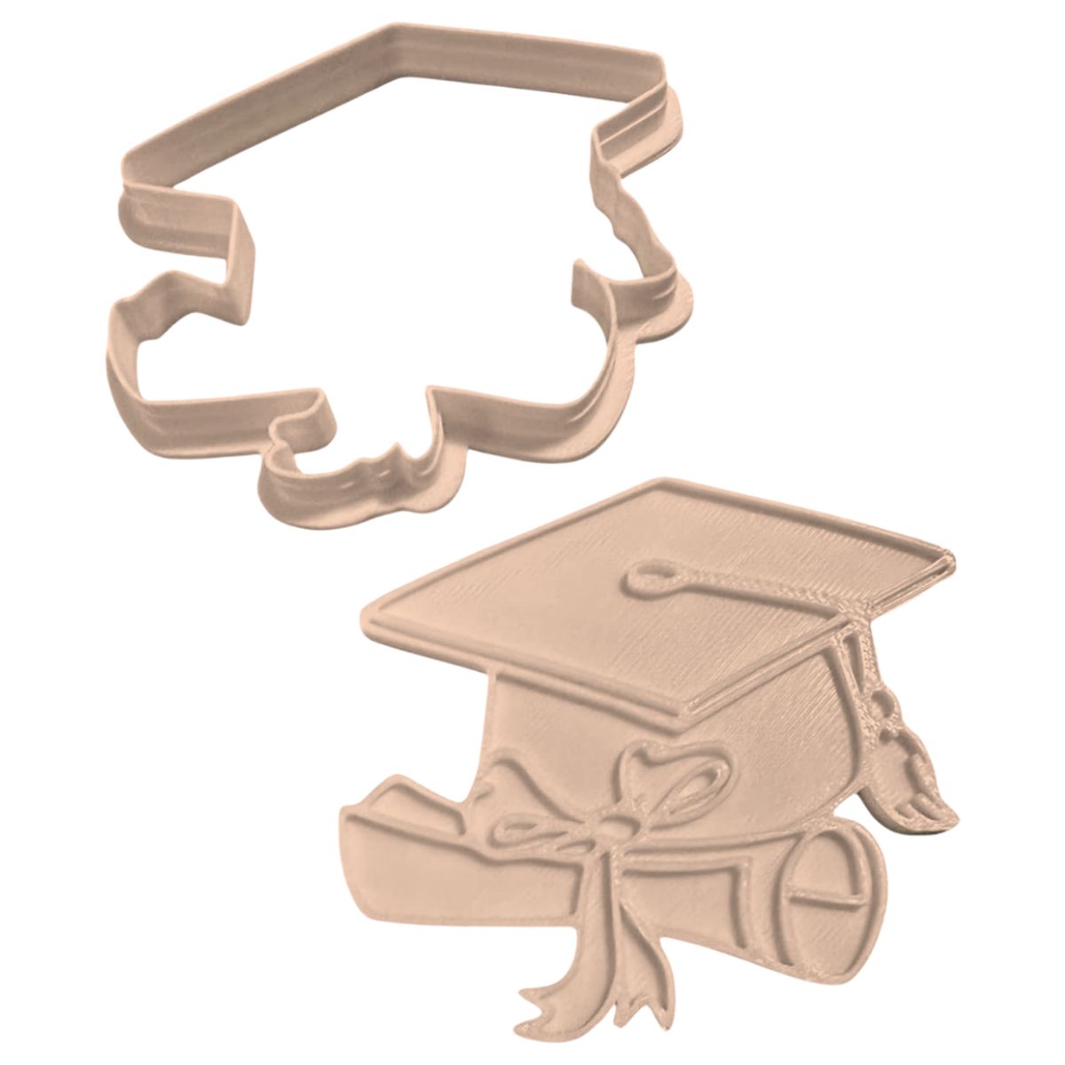 Graduation Cookie Cutter Stamp/ Sello Cortador de Galletas de Graduación Repostería Sweetshop