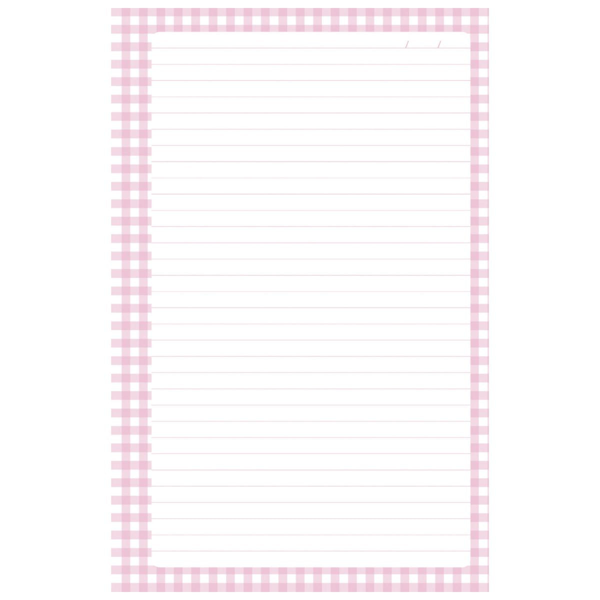 100 Hojas Interiores Media Carta Cuadros Rosa Encuadernacion Crazy Crafts
