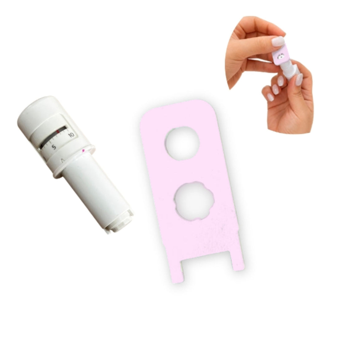Llave Multifunción Rosa para Cuchillas Silhouette Cameo | Ajuste y Retiro Plotter Accesorios Hobbees