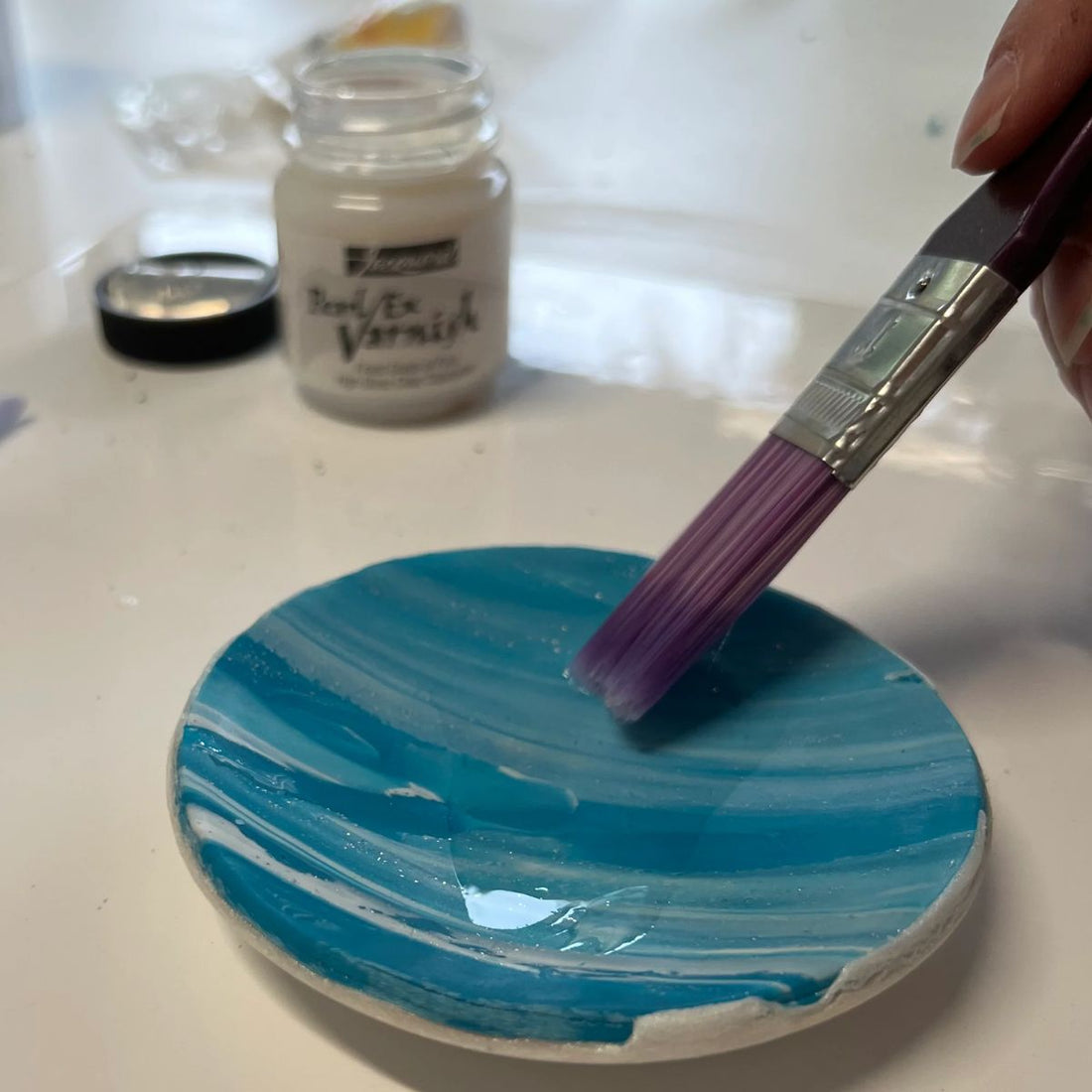 Pearl Ex Varnish / BarnÃz Copolimérico Alto Brillo Medios Mixtos y Pastas Texturizadoras Jacquard