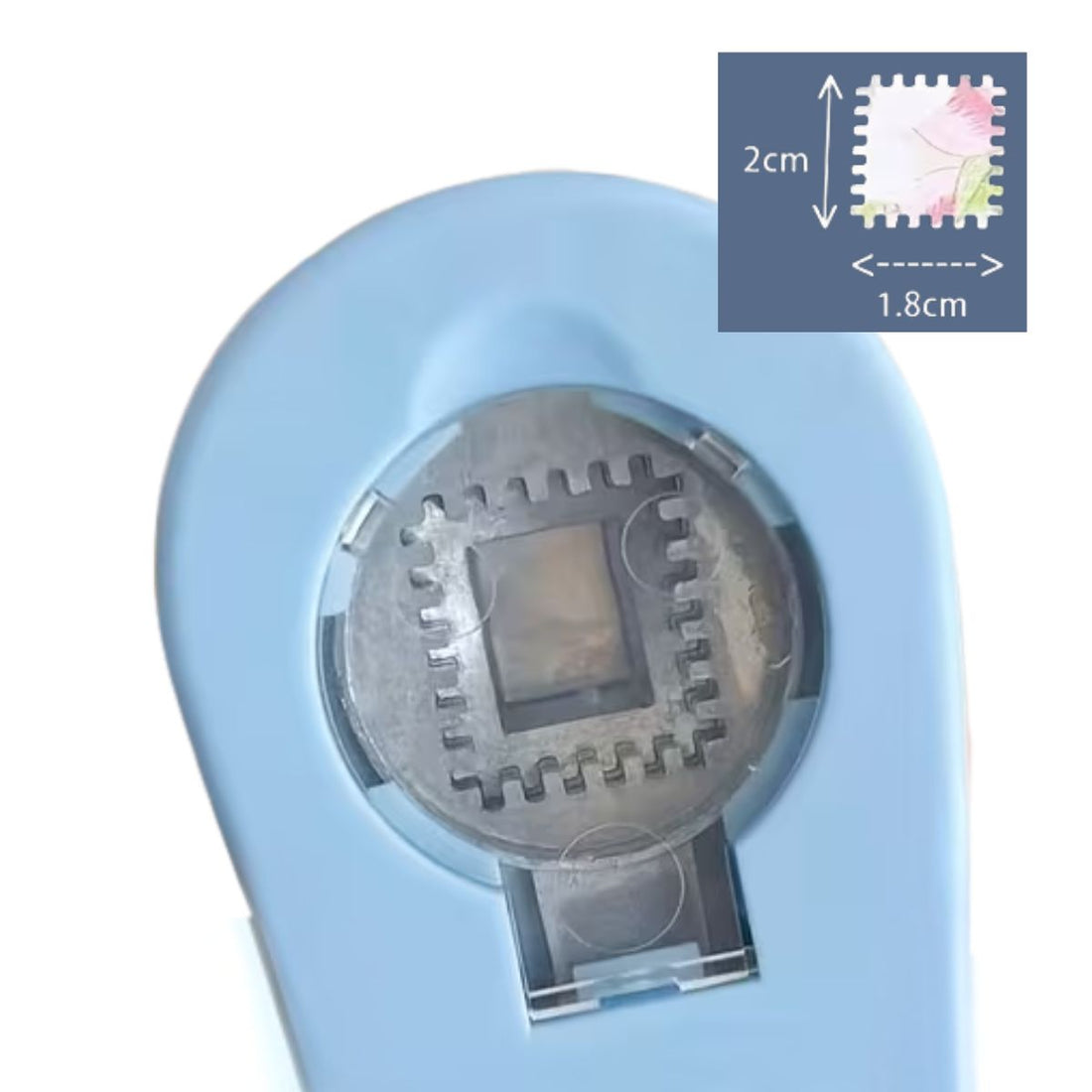 Perforadora Tipo Sello o Timbre Postal Chico Perforadoras Hobbees