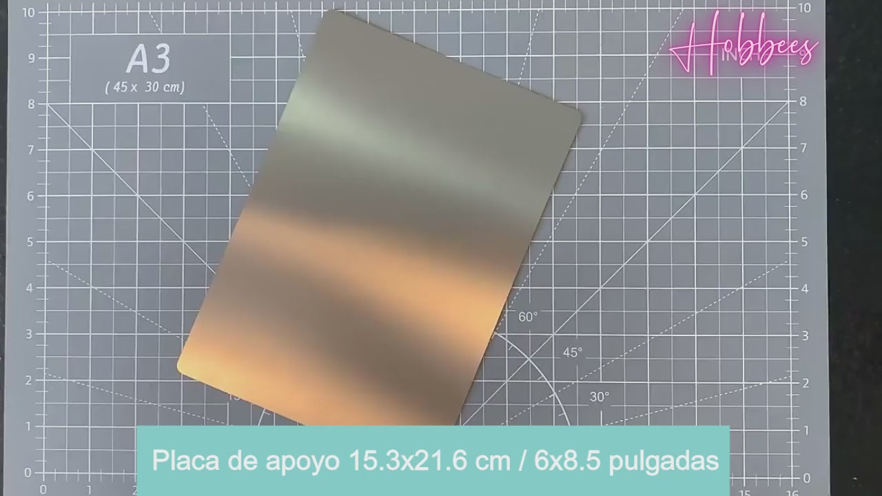 Placa de refuerzo para Troquel "Shim" Accesorios para Troqueladoras Hobbees