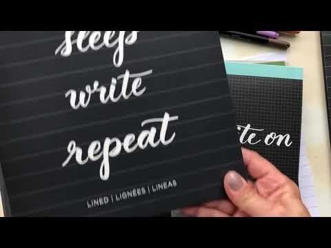 Travel Practice Pad 6&quot;X8&quot; / Cuaderno de Practicas de Líneas Caligrafía Kelly Creates