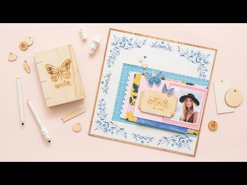 SingeQuill Wood Ephemera / Efímera de Madera Adornos / Embellishments American Crafts