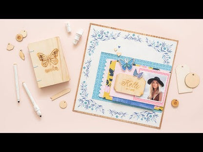 SingeQuill Wood Ephemera / Efímera de Madera Adornos / Embellishments American Crafts