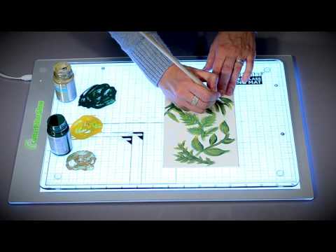 Glow Basic Light Board / Tabla de Luz con Tapete de Corte Gde. Herramientas Cutterpillar