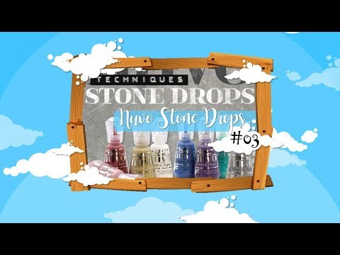 Mustard Jar Stone Drops / Piedras LÃquidas Mostaza Pintura Dimensional Nuvo