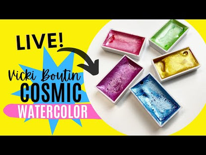Cosmic Watercolor Set / Acuarelas Metálicas