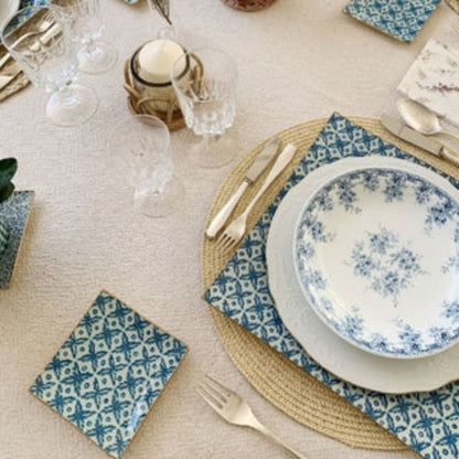 6 Platos de Vidrio Cuadrados Estilo Europeo para Decoupage 30 cm Decoupage Decorakel