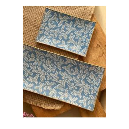 6 Platos de Vidrio Rectangulares Estilo Europeo para Decoupage 16cm Decoupage Decorakel