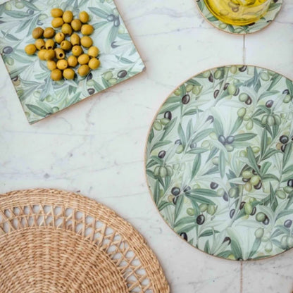 6 Platos de Vidrio Redondos Estilo Europeo para Decoupage 20cm Decoupage Decorakel