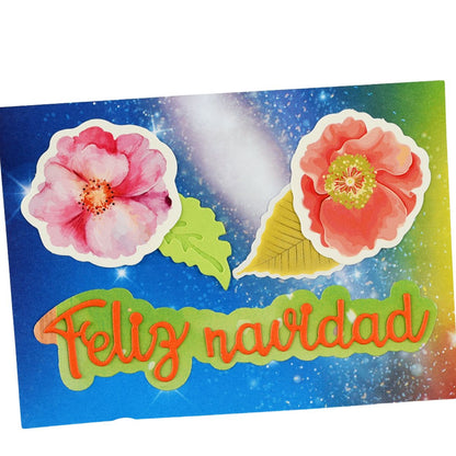 Suaje o Troquel “Feliz Navidad” Dados de Corte / Suajes / Troqueles Hobbees