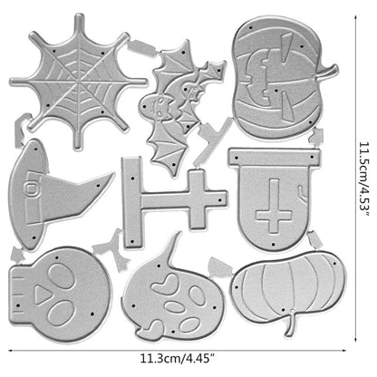 Set de Troqueles Halloween Dados de Corte / Suajes / Troqueles Hobbees