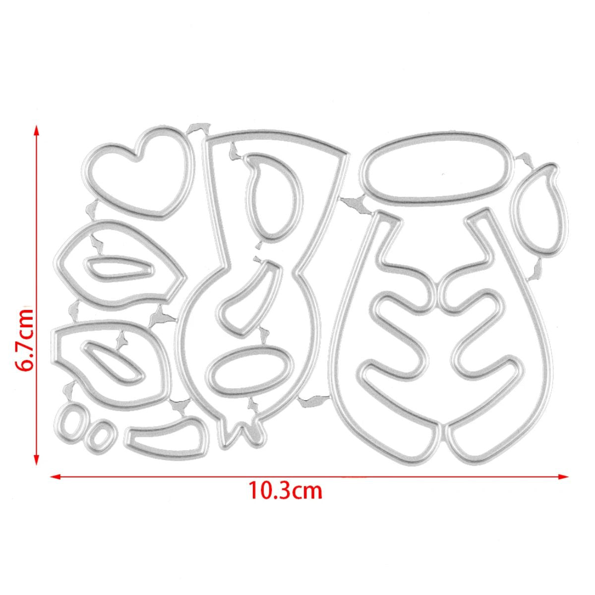 Suaje o Troquel Reno Narizón Dados de Corte / Suajes / Troqueles Hobbees