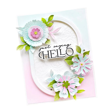 Set de Suajes o Troqueles de Flores y Hojas Dados de Corte / Suajes / Troqueles Hobbees