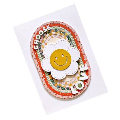 Set de Suajes o Troqueles de Flores Smiley Dados de Corte / Suajes / Troqueles Hobbees