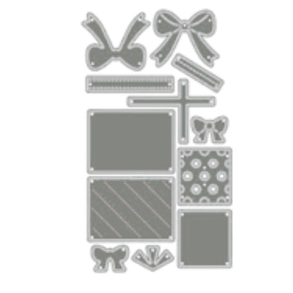 Set de Suajes o Troqueles de Regalos con Moños Dados de Corte / Suajes / Troqueles Hobbees