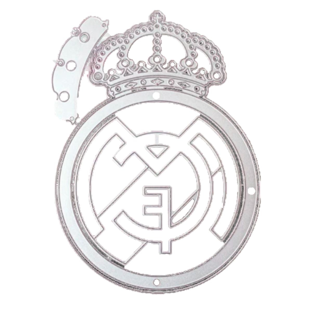 Suaje o Troquel Escudo Deportivo con Corona Dados de Corte / Suajes / Troqueles Hobbees