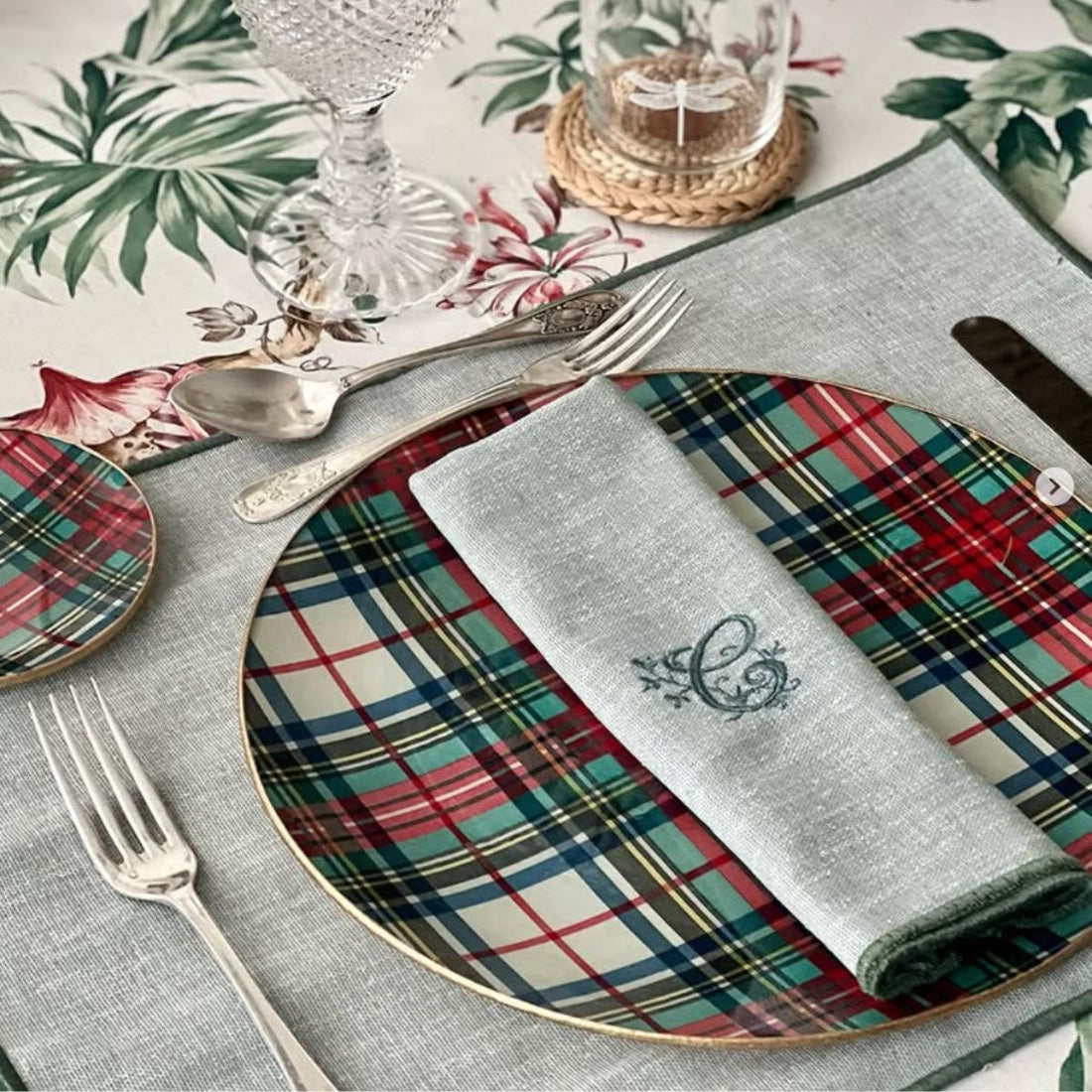 6 Platos de Vidrio Redondos Estilo Europeo para Decoupage 25cm Decoupage Decorakel