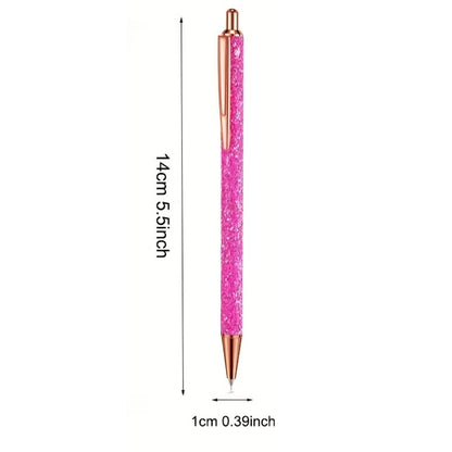 Pluma Depiladora Pink Glitter Sparkle Herramientas Hobbees