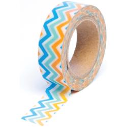 Washi Tape Zig Zag Summer / Cinta Adhesiva Washi Tape Queen&amp;Co