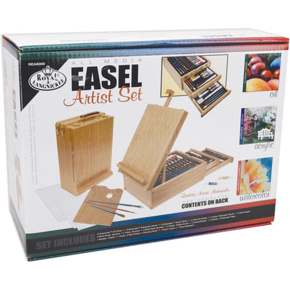 Easel Artist Set All Media Art Set / Juego de Arte Todos los Medios con Caballete Sets de Arte Royal Langnickel