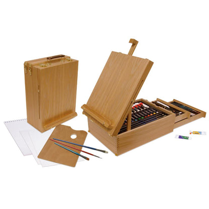 Easel Artist Set All Media Art Set / Juego de Arte Todos los Medios con Caballete Sets de Arte Royal Langnickel