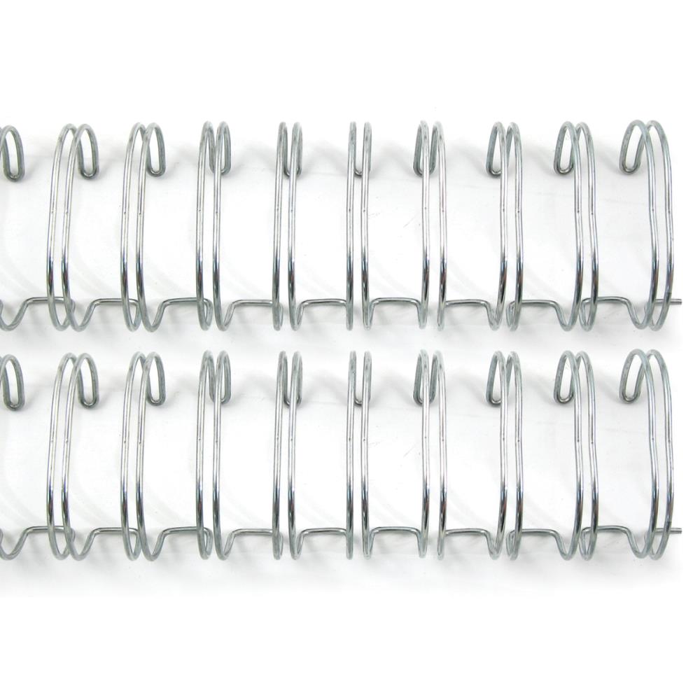 Cinch Bind Silver Wire 2.5 Cm / Arillos Metálicos para Engargolar Plateados 1" - 2.54cm Arillos para Engargolar We R Memory Keepers