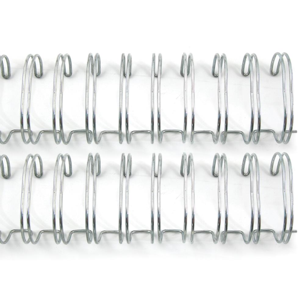 Cinch Bind Silver Wire 2.5 Cm / Arillos Metálicos para Engargolar Plateados 1&quot; - 2.54cm Arillos para Engargolar We R Memory Keepers