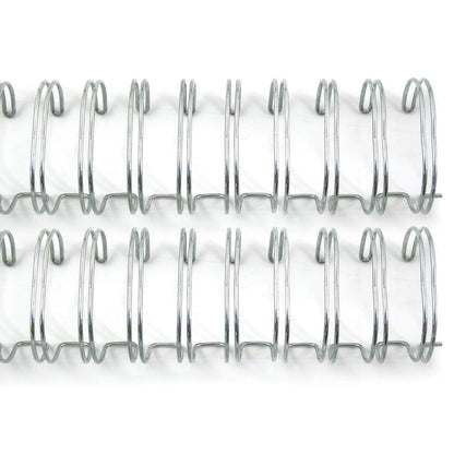 Cinch Bind Silver Wire 2.5 Cm / Arillos Metálicos para Engargolar Plateados 1&quot; - 2.54cm Arillos para Engargolar We R Memory Keepers