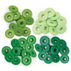 Wide Eyelets Green / Ojillos Anchos Verde Descontinuado We R Memory Keepers