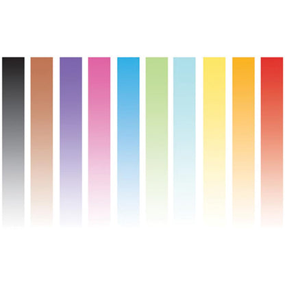 Quilling Paper Degraded Fine / Tiras de Papel para Filigrana Degradado de Esquina Filigrana Quilled Creations