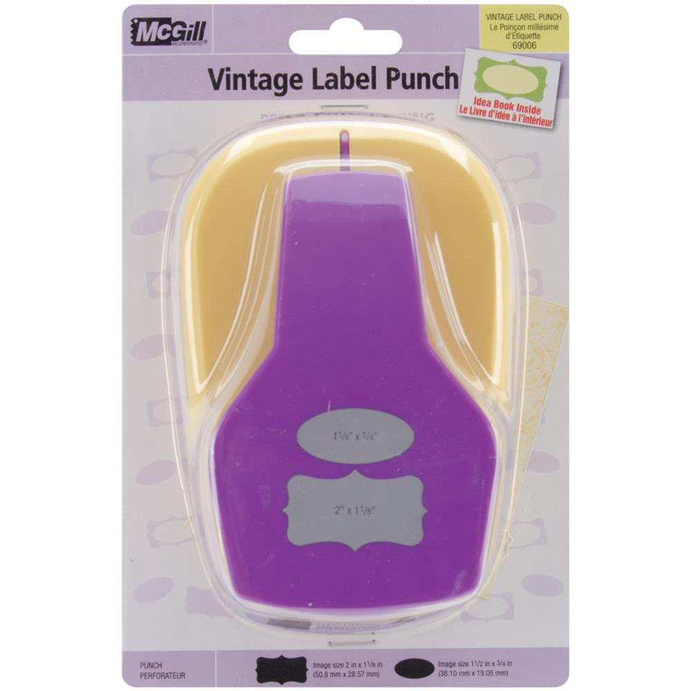 Vintage Label Punch / Perforadora de Etiquetas Descontinuado Marvy Uchida