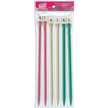 Silvalume Single Point Knitting Needles / Agujas de Aluminio para Tejer 1 punta Descontinuado Susan Bates