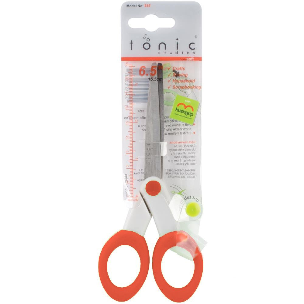 Kushgrip General Purpose Scissors 6.5″ / Tijeras de Titanio 16.5 cm Tijeras / Cutters Tonic Studios