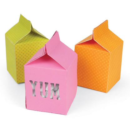 Milk Carton Box / Suaje de Cajita de Leche Descontinuado Sizzix